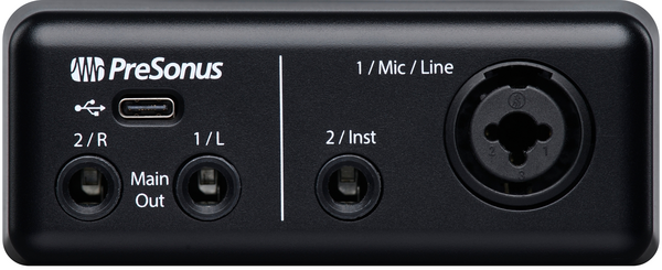 COMPACT/VERSATILE AUDIO INTERFACE,24-BIT/96 KHZ RECORDING/PLAYBACK MAX,SWITCHABLE +48V PHANTOM POWER