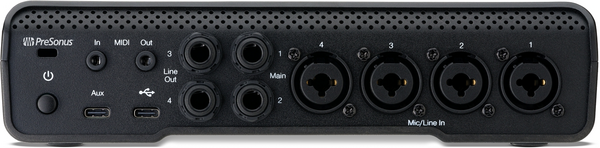 4X4, 24-BIT/192 KHZ RECORDING INTERFACE W/ 6-MONTH STUDIO ONE+ MEMBERSHIP INCLUDED