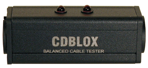 BLOX series balanced XLR cable tester