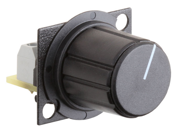 10K AUDIO TAPER POT & KNOB ASSEMBLY - TERMINAL BLOCK CONNECTIONS