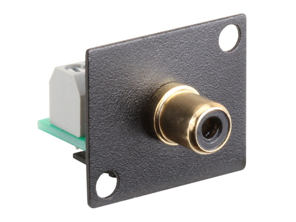 SINGLE RCA JACK ASSY - TERMINAL BLOCK CONNECTIONS