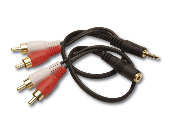 CABLE KIT FOR AV-HK1 - DUAL PHONO TO MINI-PLUG; DUAL PHONO TO MINI-JACK
