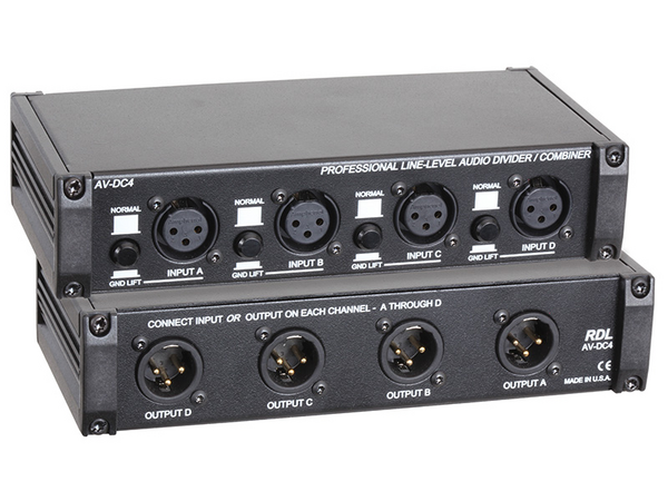 LINE-LEVEL AUDIO DIVIDER/COMBINER