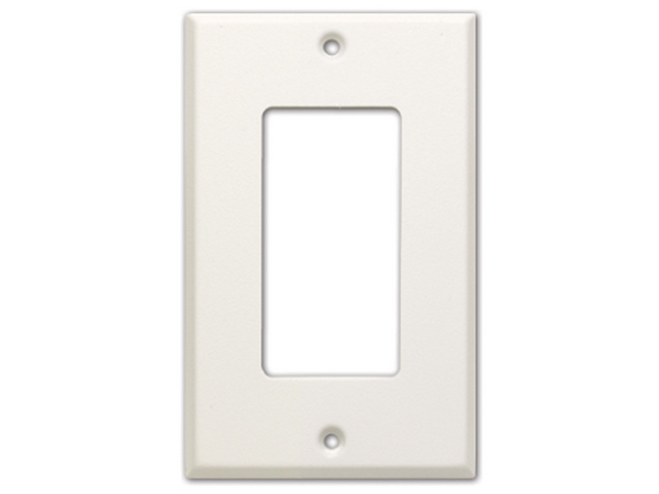 SINGLE COVER PLATE - WHITE