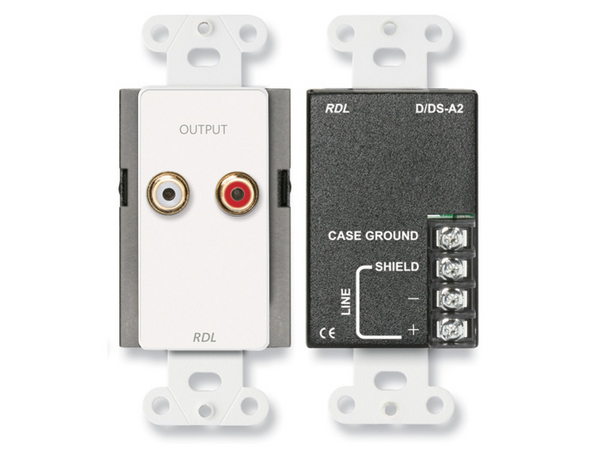 LINE OUTPUT ASSEMBLY - RCA JACKS, TERMINAL BLOCK