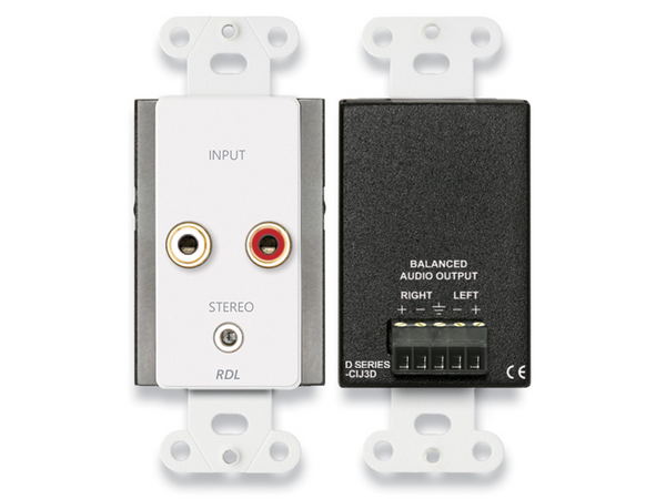 CONSUMER INPUT JACKS – STEREO (CUSTOM LABELED) (SEE PART # ZCST-LBL FOR SETUP CHARGE)