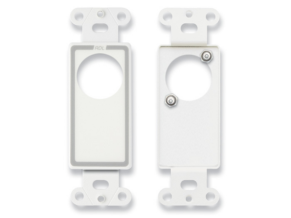 SINGLE PLATE FOR STANDARD AND SPECIALTY CONNECTORS - TOP HOLE POSITION (CUSTOM LABELED) (SEE PART #