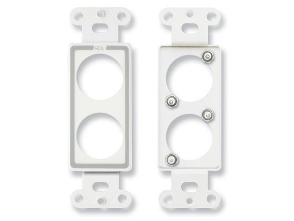 DOUBLE PLATE FOR STANDARD AND SPECIALTY CONNECTORS (CUSTOM LABELED) (SEE PART # ZCST-LBL FOR SETUP C