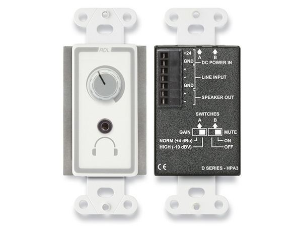 3.5 WATT AUDIO POWER AND HEADPHONE AMPLIFIER (CUSTOM LABELED) (SEE PART # ZCST-LBL FOR SETUP CHARGE)