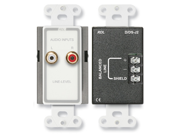 LINE INPUT ASSEMBLY - RCA JACKS, TERMINAL BLOCK