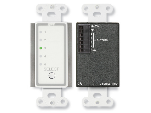 REMOTE CHANNEL SELECTOR - 4 CHANNELS - CONTROLS RU-ASX4D/R