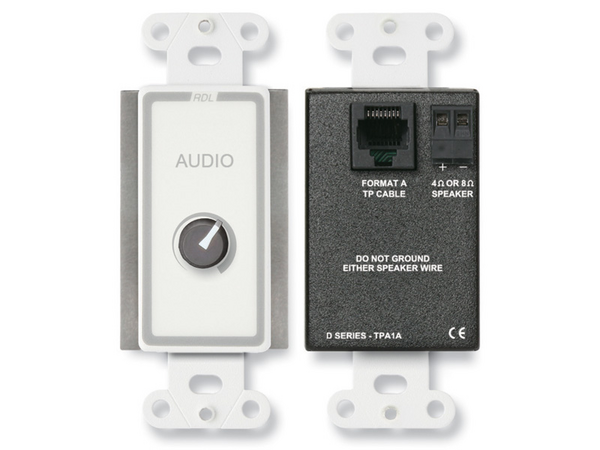 3.5 WATT DECORA® AUDIO POWER AMPLIFIER (COMPATIBLE WITH GUEST ROOM AUDIO SYSTEM) (CUSTOM LABELED) (S