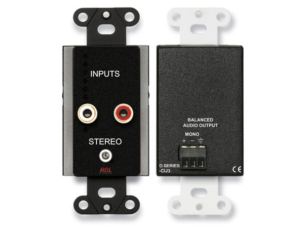 CONSUMER INPUT JACKS – MONO - BLACK (CUSTOM LABELED) (SEE PART # ZCST-LBL FOR SETUP CHARGE)