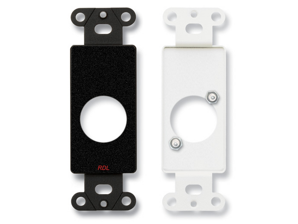 SINGLE PLATE FOR STANDARD AND SPECIALTY CONNECTORS - BLACK (CUSTOM LABELED) (SEE PART # ZCST-LBL FOR