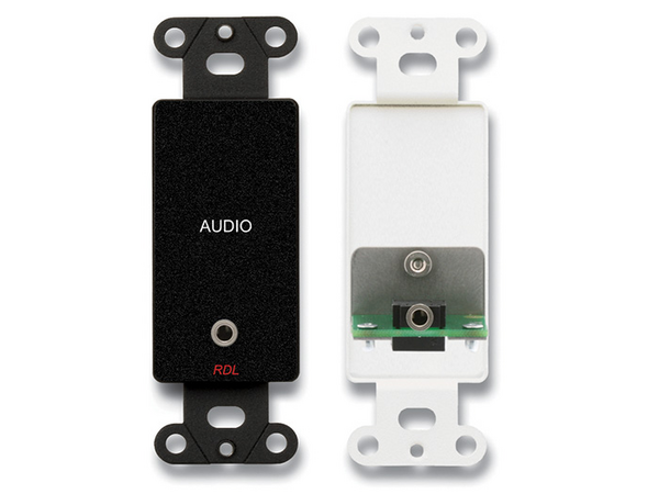 MINI-JACK PASS-THROUGH PLATE (CUSTOM LABELED) (SEE PART # ZCST-LBL FOR SETUP CHARGE)