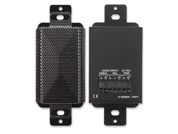 DECORA-STYLE ACTIVE LOUDSPEAKER - BLACK - INSTALLER LEVEL ADJUST