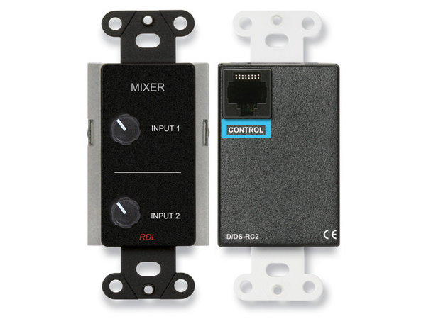 REMOTE AUDIO MIXING CONTROL - BLACK (CUSTOM LABELED) (SEE PART # ZCST-LBL FOR SETUP CHARGE)