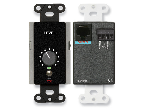 REMOTE LEVEL CONTROL WITH MUTING - BLACK (CUSTOM LABELED) (SEE PART # ZCST-LBL FOR SETUP CHARGE)