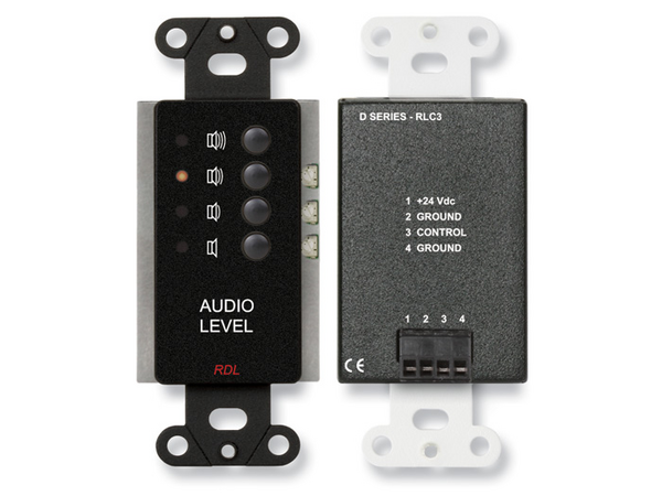 REMOTE LEVEL CONTROLLER - PRESET LEVELS - BLACK