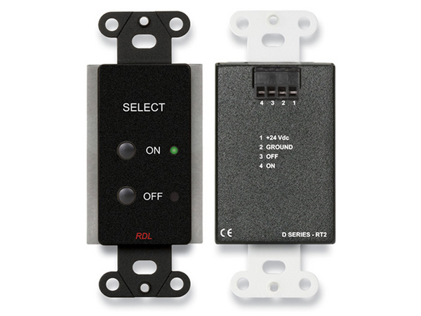 REMOTE CONTROL SELECTOR - BLACK (CUSTOM LABELED) (SEE PART # ZCST-LBL FOR SETUP CHARGE)