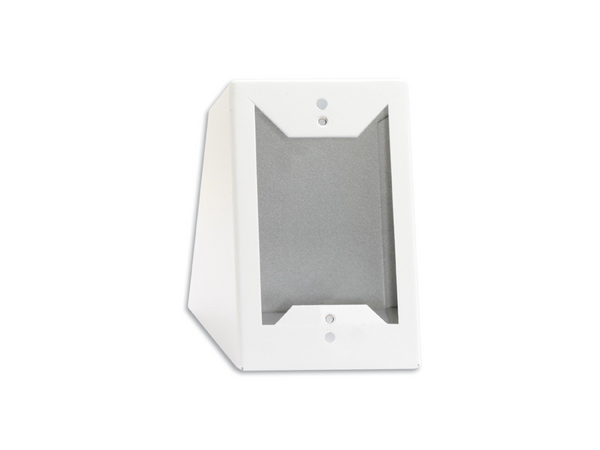 SINGLE DESKTOP OR WALL MOUNTED CHASSIS FOR DECORA REMOTE CONTROLS AND PANELS - WHITE