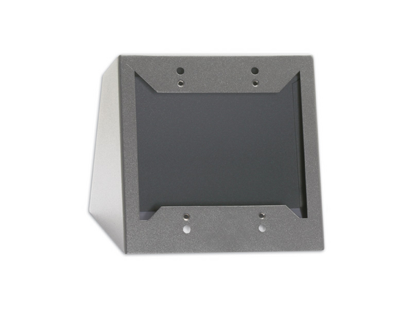 DOUBLE DESKTOP OR WALL MOUNTED CHASSIS FOR DECORA® REMOTE CONTROLS AND PANELS - GRAY