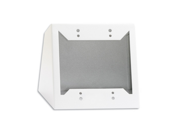 DOUBLE DESKTOP OR WALL MOUNTED CHASSIS FOR DECORA® REMOTE CONTROLS AND PANELS - WHITE