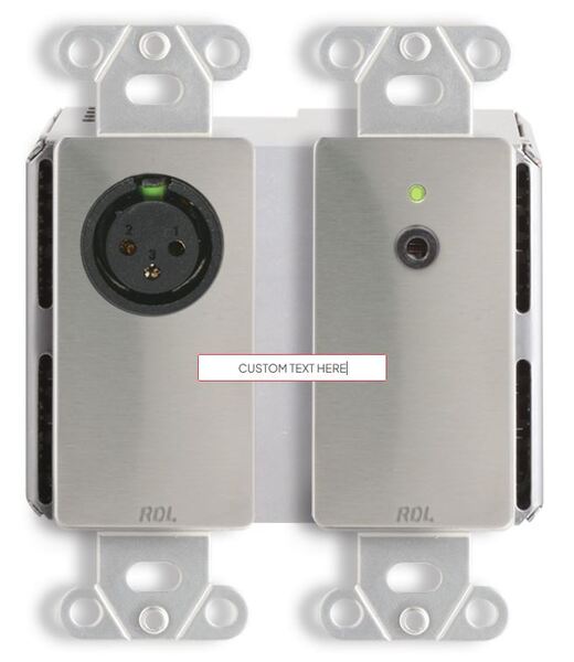 BI-DIRECTIONAL MIC/LINE DANTE INTERFACE 2 X 2 W/POE - 1 XLR IN AND 1 MINI-JACK IN, 2 OUT ON REAR-PAN