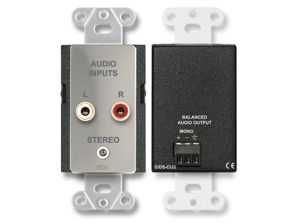 CONSUMER INPUT JACKS – MONO (CUSTOM LABELED) (SEE PART # ZCST-LBL FOR SETUP CHARGE)