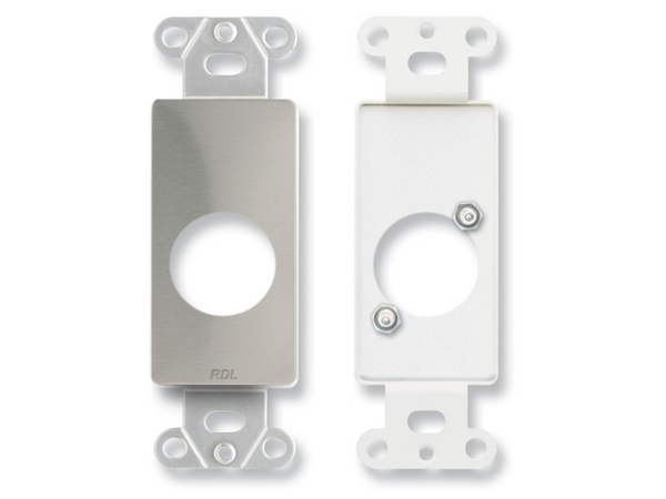 SINGLE PLATE FOR STANDARD AND SPECIALTY CONNECTORS - STAINLESS (CUSTOM LABELED) (SEE PART # ZCST-LBL