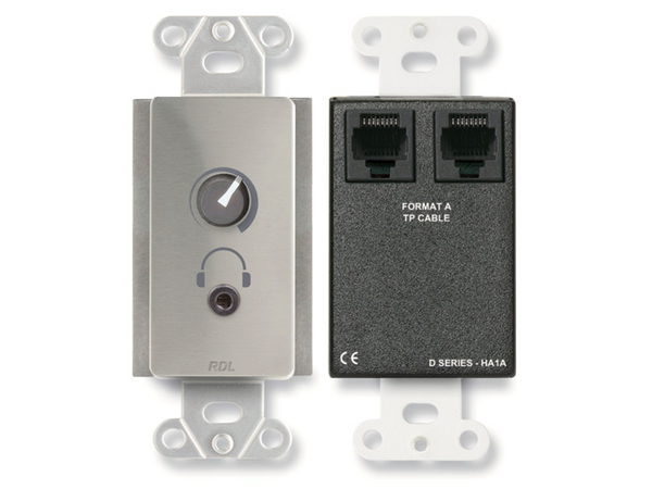 FORMAT-A STEREO HEADPHONE AMPLIFIER - STAINLESS STEEL (COMPATIBLE WITH GUEST ROOM AUDIO SYSTEM) (CUS