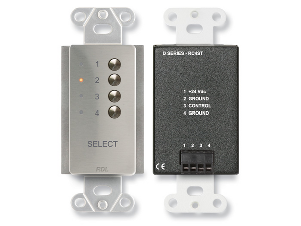 4 CHANNEL REMOTE CONTROL FOR ST-SX4 - STAINLESS STEEL
