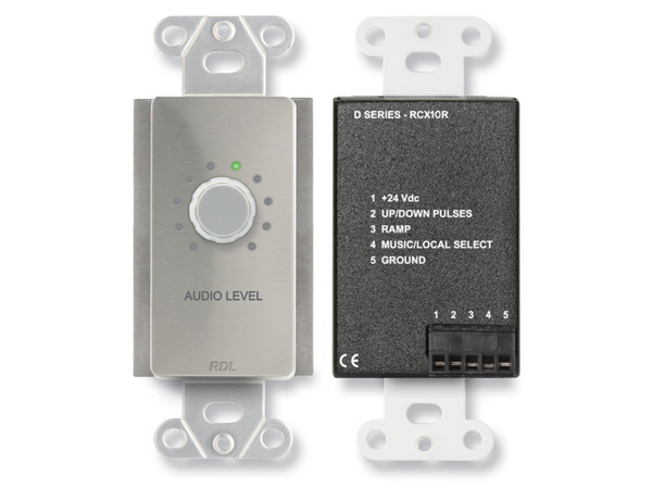 ROTARY LEVEL CONTROL - ROTARY ENCODER - DECORA® STAINLESS (CUSTOM LABELED) (SEE PART # ZCST-LBL FOR
