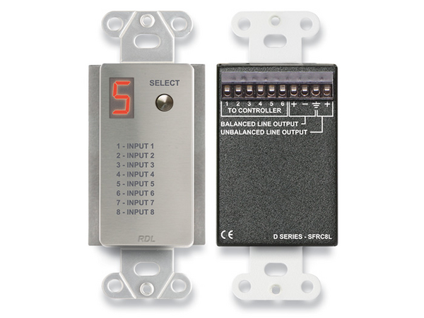 AUDIO SELECTOR FOR SOURCEFLEX DISTRIBUTED AUDIO SYSTEM - SS