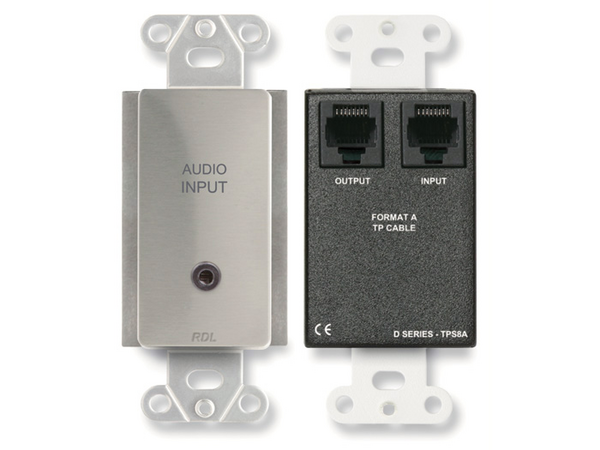 FORMAT-A MULTIPLE LOCATION AUDIO SENDER - STAINLESS STEEL (COMPATIBLE WITH GUEST ROOM AUDIO SYSTEM)