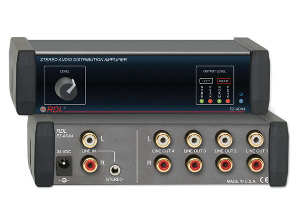 STEREO AUDIO DISTRIBUTION AMPLIFIER - 1X4