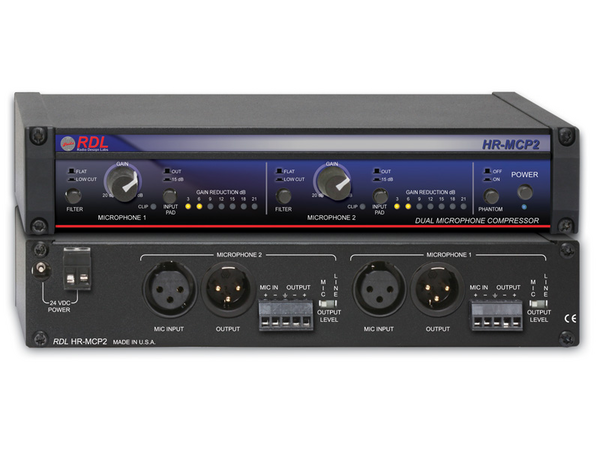 DUAL CHANNEL MICROPHONE COMPRESSOR