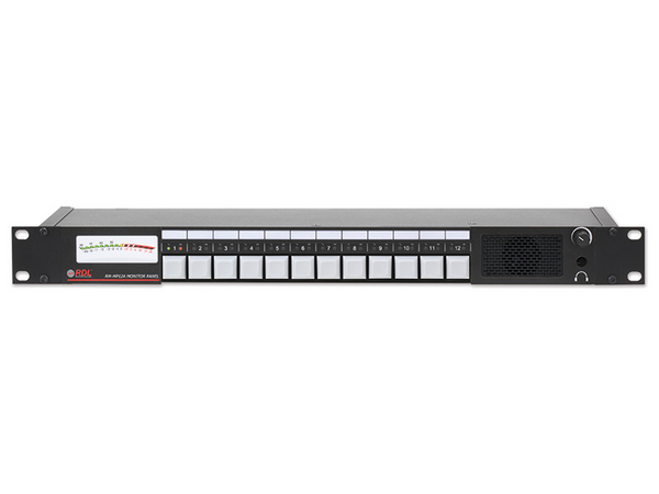 AUDIO MONITOR PANEL - 12 LINE OR SPEAKER INPUTS