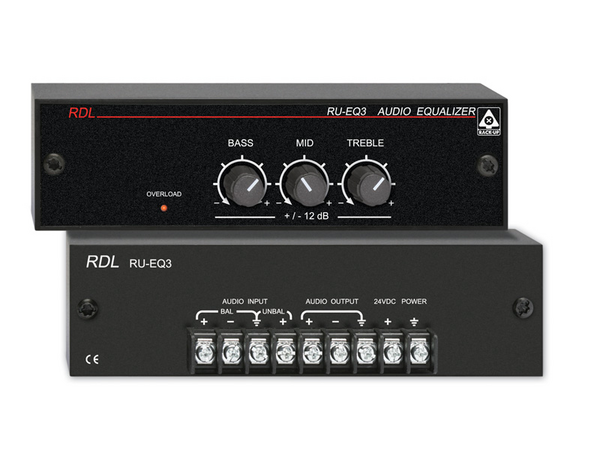 THREE BAND EQUALIZER WITH KNOBS - TERMINALS