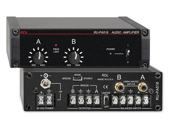 POWER AMPLIFIER 5 W STEREO / 18 W MONO