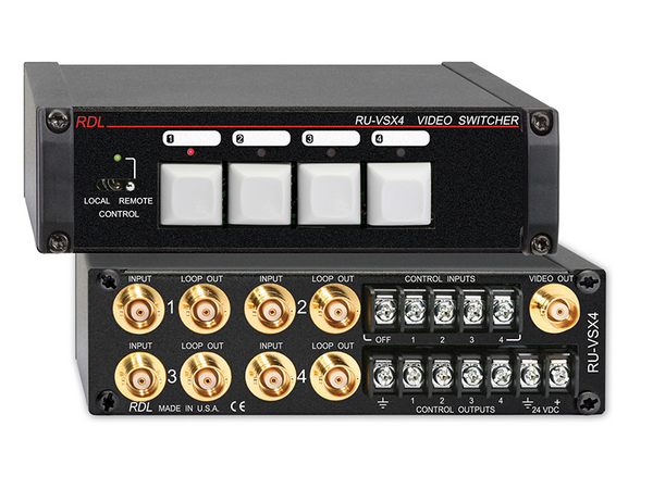 VIDEO SWITCHER - 4X1 - BNC