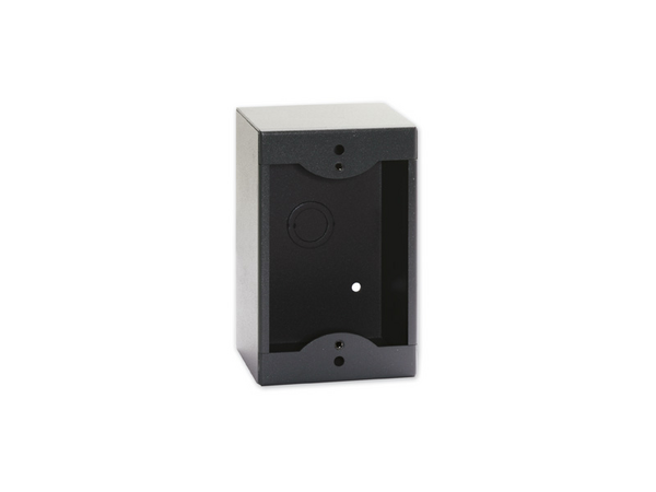 SINGLE SURFACE MOUNT BOX FOR DECORA® REMOTE CONTROLS AND PANELS - BLACK