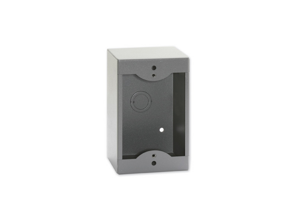 SINGLE SURFACE MOUNT BOX FOR DECORA® REMOTE CONTROLS AND PANELS - GRAY