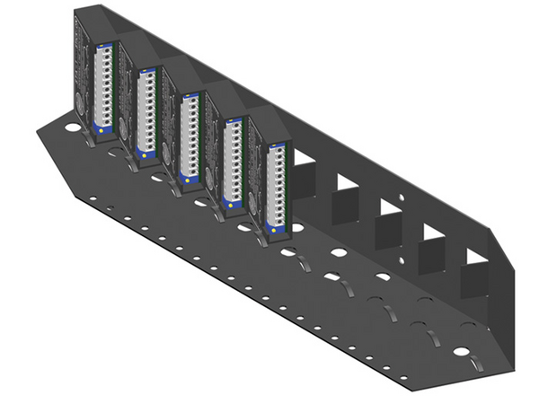 STICK-ON SERIES MOUNTING RACK - 10 MODULES