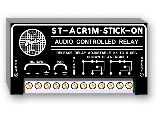MIC-LEVEL CONTROLLED RELAY - 0.5 TO 5 S DELAY