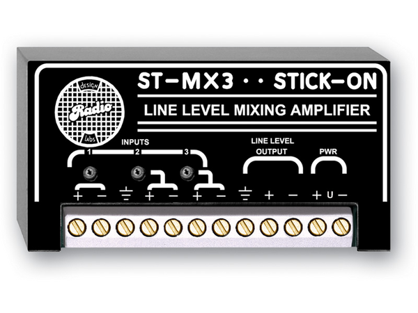 3 LINE INPUT MIXER - LINE OUT