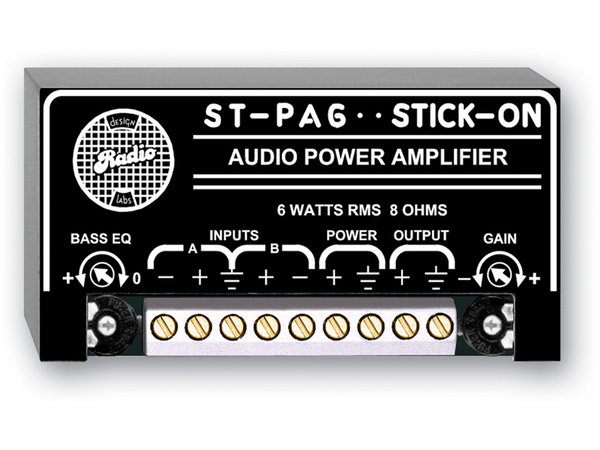 AUDIO POWER AMPLIFIER - 6 WATT