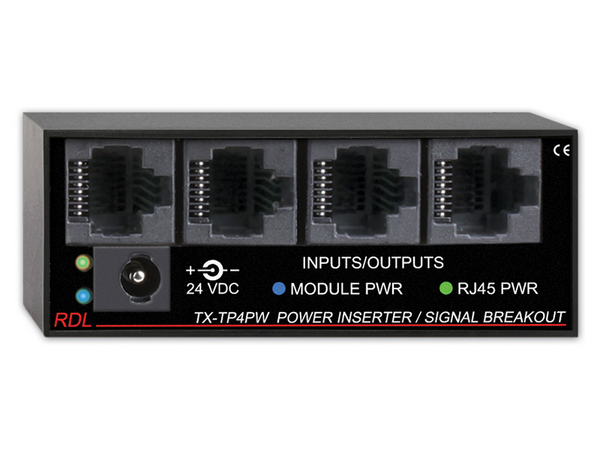 POWER INSERTER / SIGNAL BREAKOUT - TWISTED PAIR FORMAT-A
