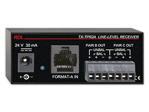 ACTIVE TWO-PAIR RECEIVER - TWISTED PAIR FORMAT-A