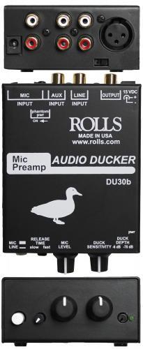 MIC PREAMP, BGM PREAMP, & AUDIO DUCKER